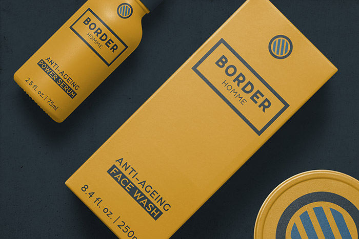 [包装设计]BORDER HOMME男士护肤品包装(共9张图)