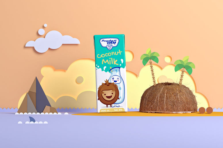 [包装设计]Pegah调味牛奶包装设计(共21张图)