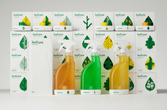 国外绿色植物护理产品包装设计欣赏(共12张图)