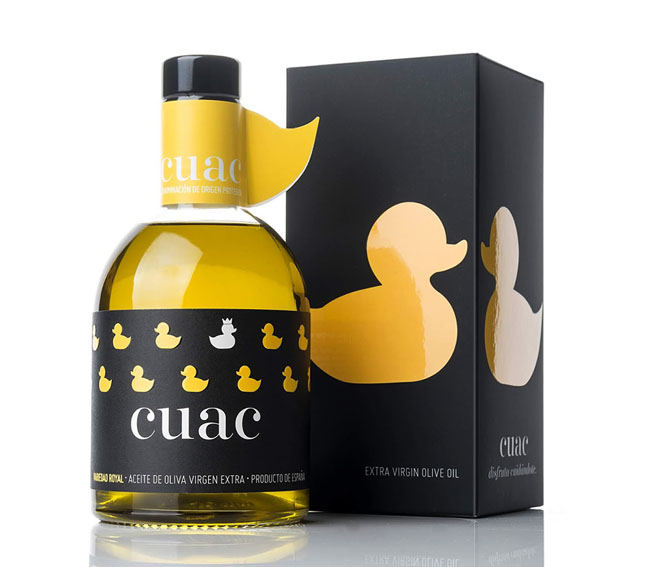 [包装设计]小黄鸭版CUAC AOVE橄榄油包装设计(共13张图)