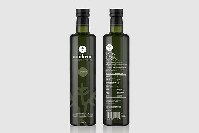 [包装设计]Omikron橄榄油包装(共8张图)
