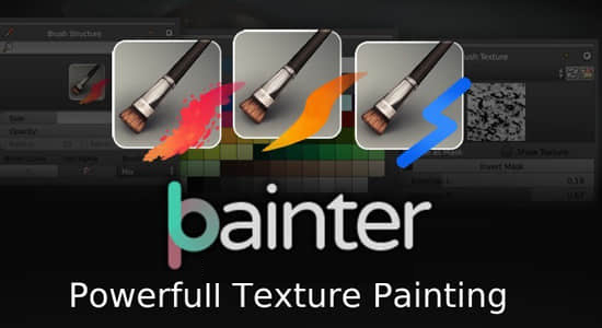 Blender插件-笔刷绘画工具 BPainter v2.0.0 RC4破解版免费下载+视频教程插图