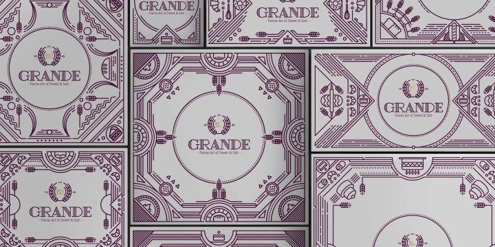 [包装设计]Grande甜品包装(共7张图)