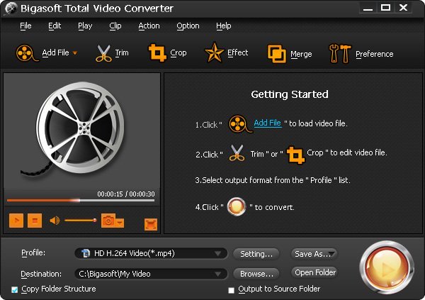 视频格式转换器Bigasoft Total Video Converter 6.2.0.726 WIN 简体中文破解版免费下载插图2