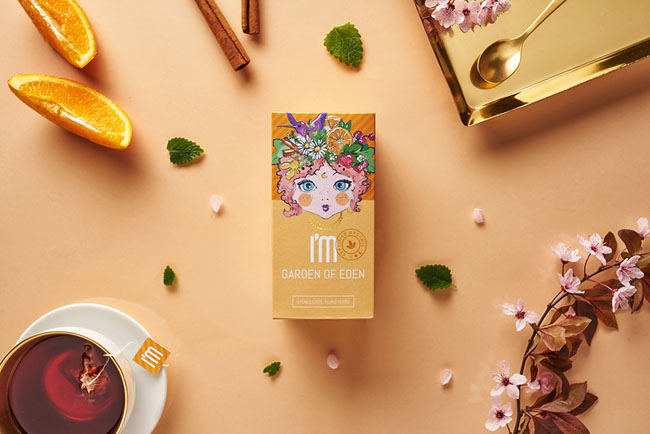 匈牙利I'M TEA高档茶品牌茶包装设计欣赏