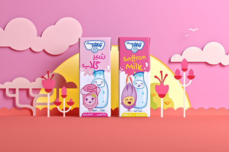 [包装设计]Pegah调味牛奶包装设计(共21张图)