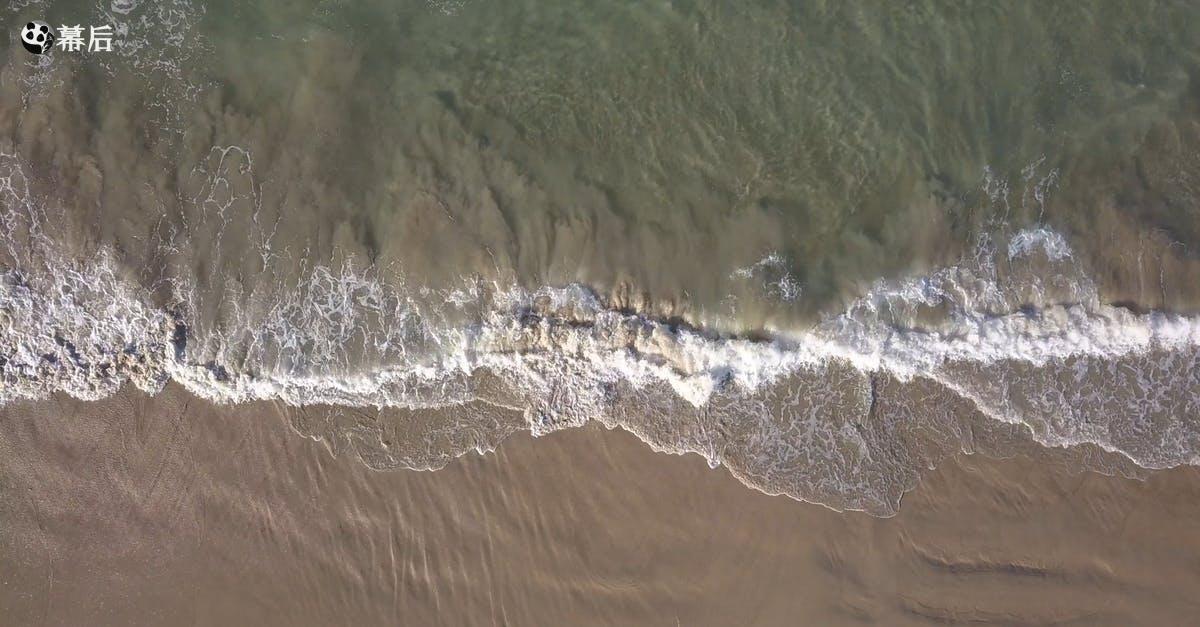 1321208|航拍无人机拍摄海岸线的海浪4K的CC0视频素材插图