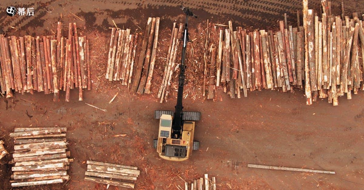 2711279|机械砍伐树木木材加工4KCC0视频素材