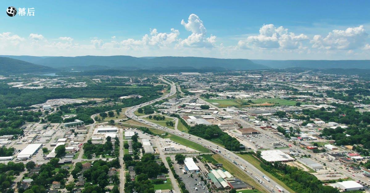 2568381|大疆无人机DJI, dji mavic pro航拍城市4KCC0视频素材插图