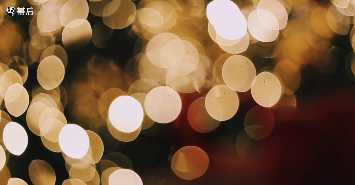 1672805|美丽的圣诞节光斑散景免费背景素材视频插图