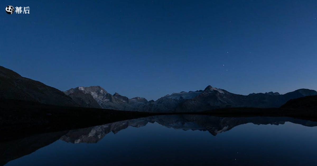 857251|夜晚的环湖山脉延时星空摄影CC0视频素材