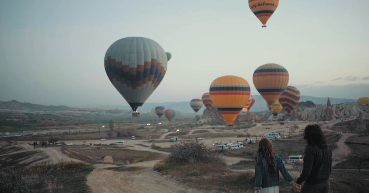 3018542|一堆情侣冒险旅行热气球CC0视频素材插图
