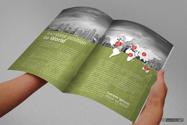 [89P]BRAXAS大气极简鲜明色彩企业画册设计 1/4