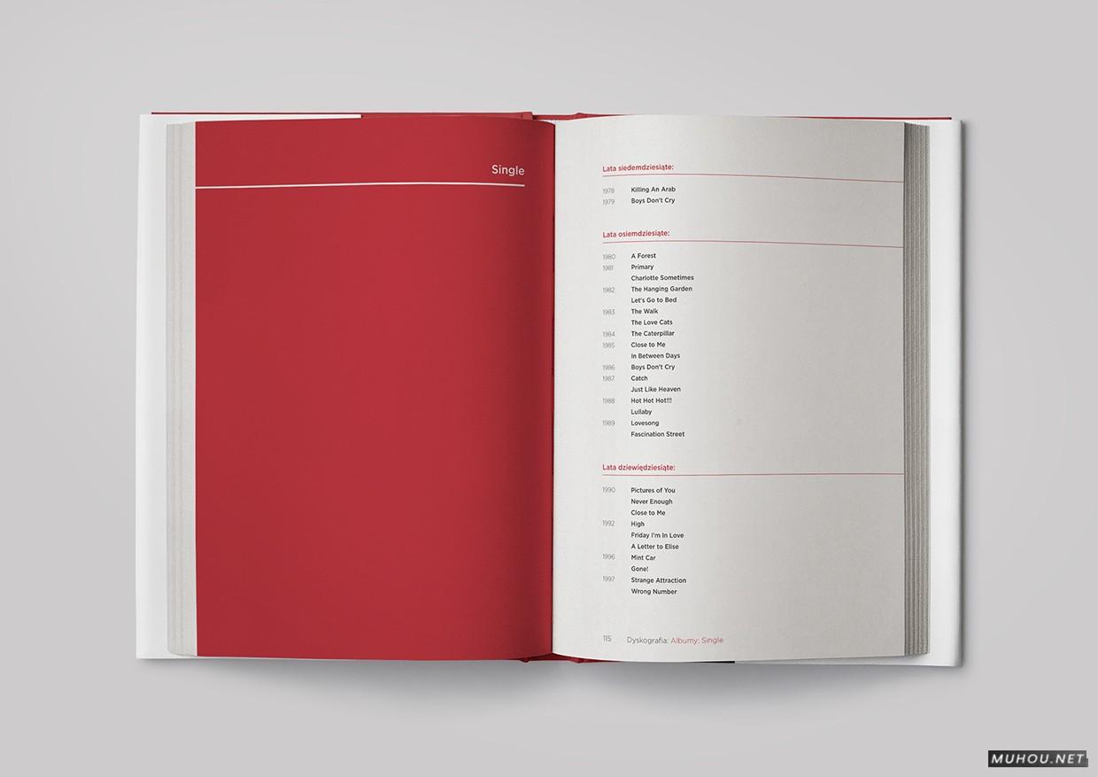 THE CURE治愈-红+白色书籍杂志设计-Przemek Bizoń