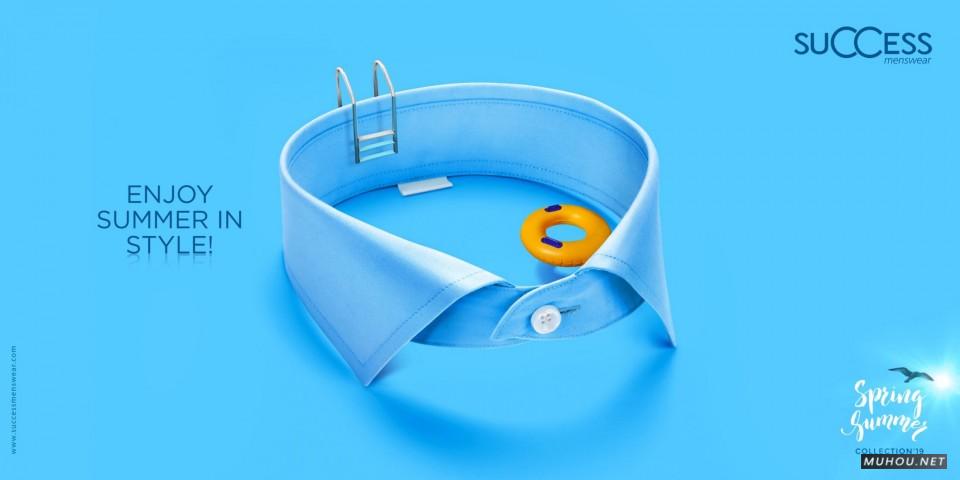 印度Success男性衬衫平面广告
