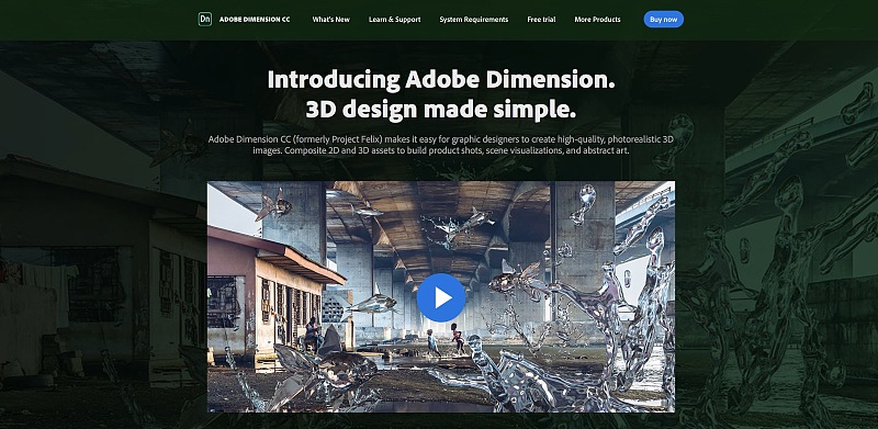 DN2020三维设计软件 Adobe Dimension CC 2020 v3 SP_WIN64破解版免费下载