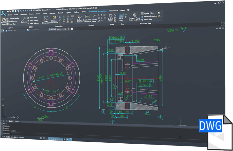 中望CAD机械版 ZWCAD Mechanical 2020 SP1 x64软件-破解版免费下载