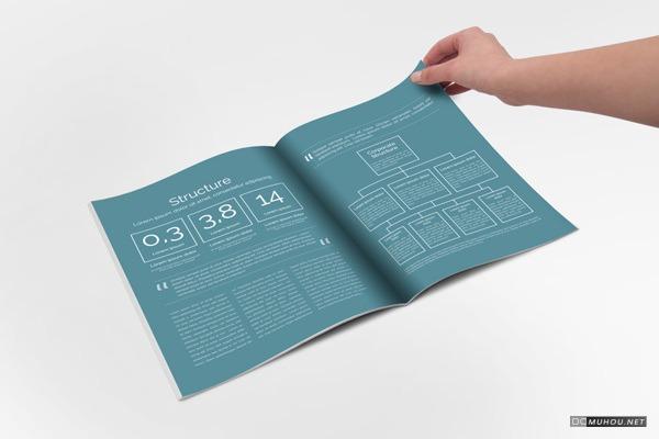 [89P]BRAXAS大气极简鲜明色彩企业画册设计 1/4