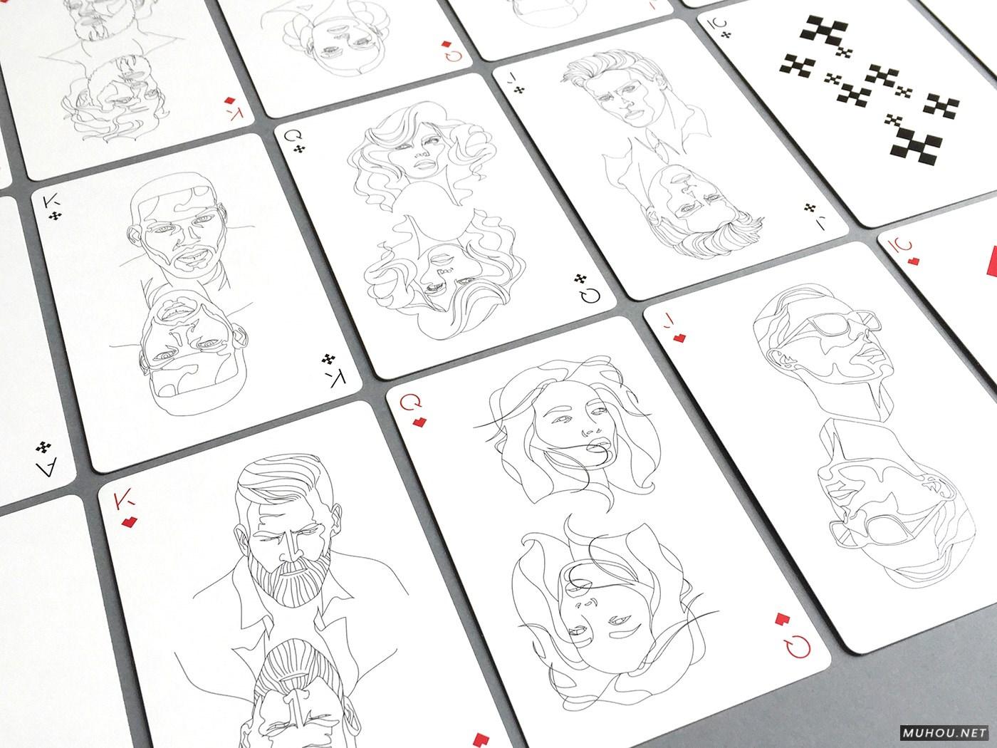 网格镂空印刷工艺海报书籍促销款邀请函扑克牌设计 [43P]