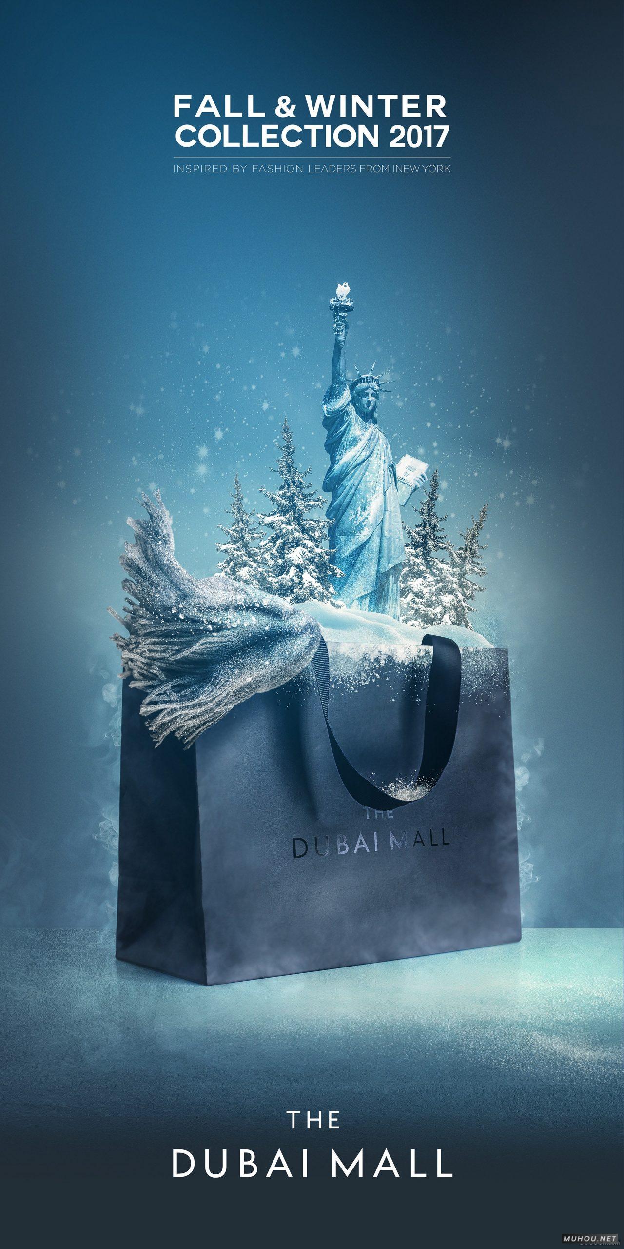 迪拜商场-冬季收藏宣传海报 [7P]
