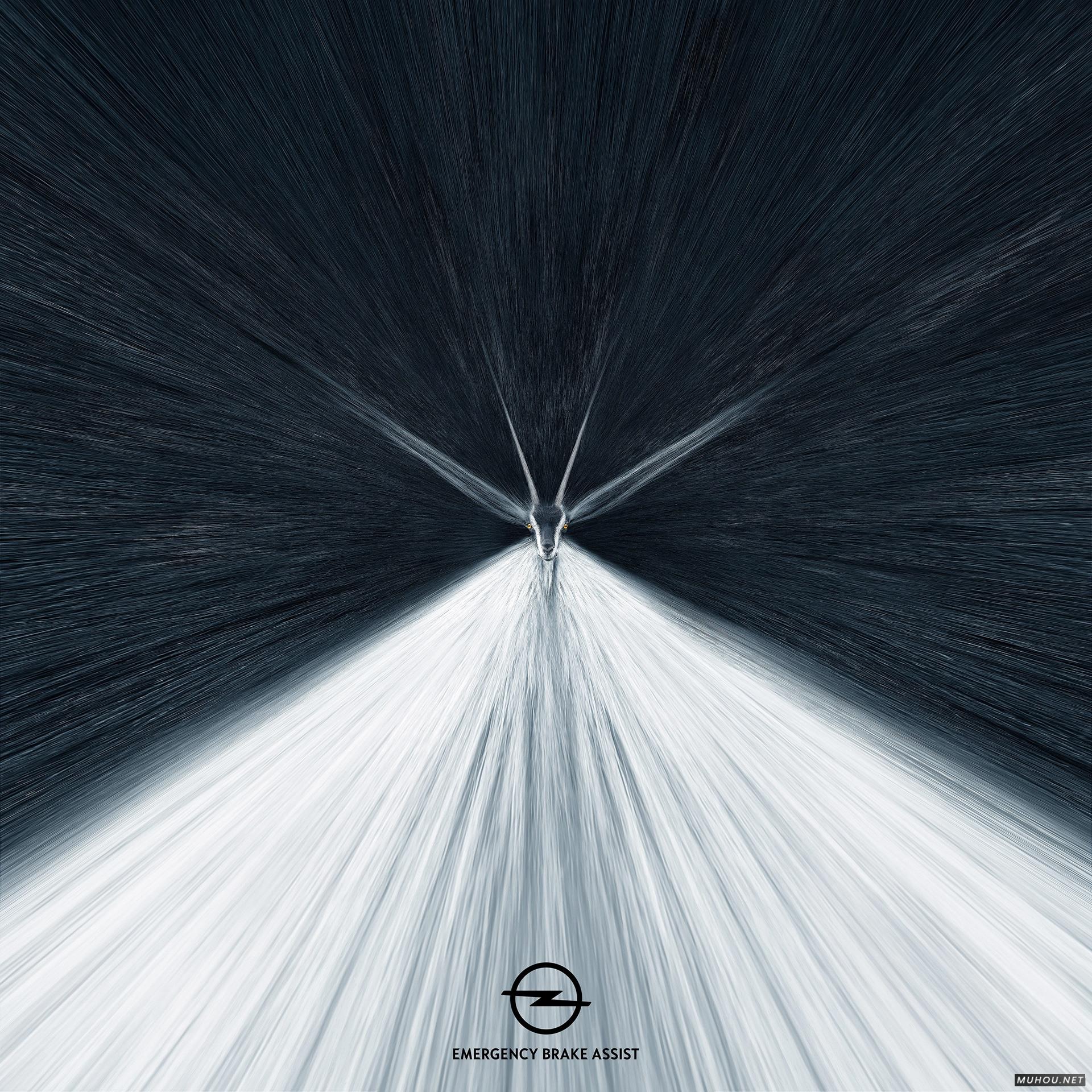 Opel-欧宝紧急刹车协助系统创意广告设计 [6P]