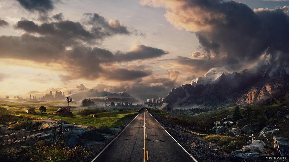 ESPN一条路的20个风景合成 [23P]