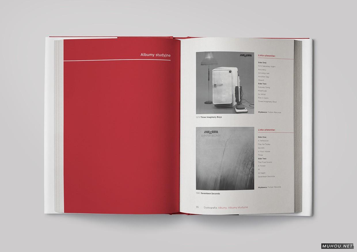 THE CURE治愈-红+白色书籍杂志设计-Przemek Bizoń