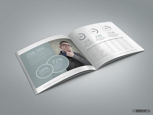 [89P]BRAXAS大气极简鲜明色彩企业画册设计 1/4