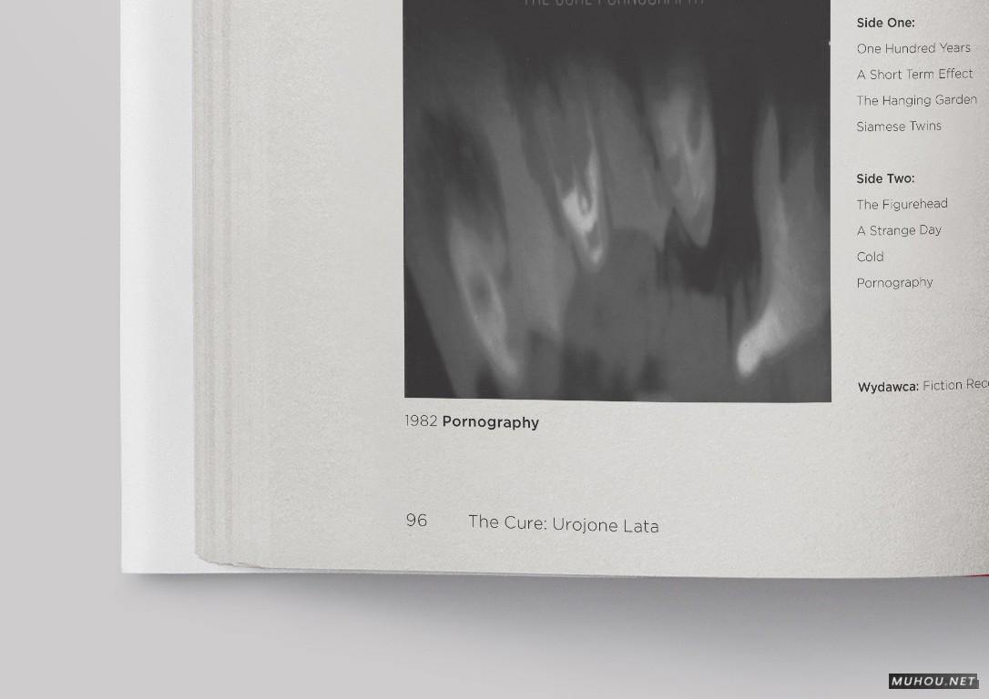 THE CURE治愈-红+白色书籍杂志设计-Przemek Bizoń