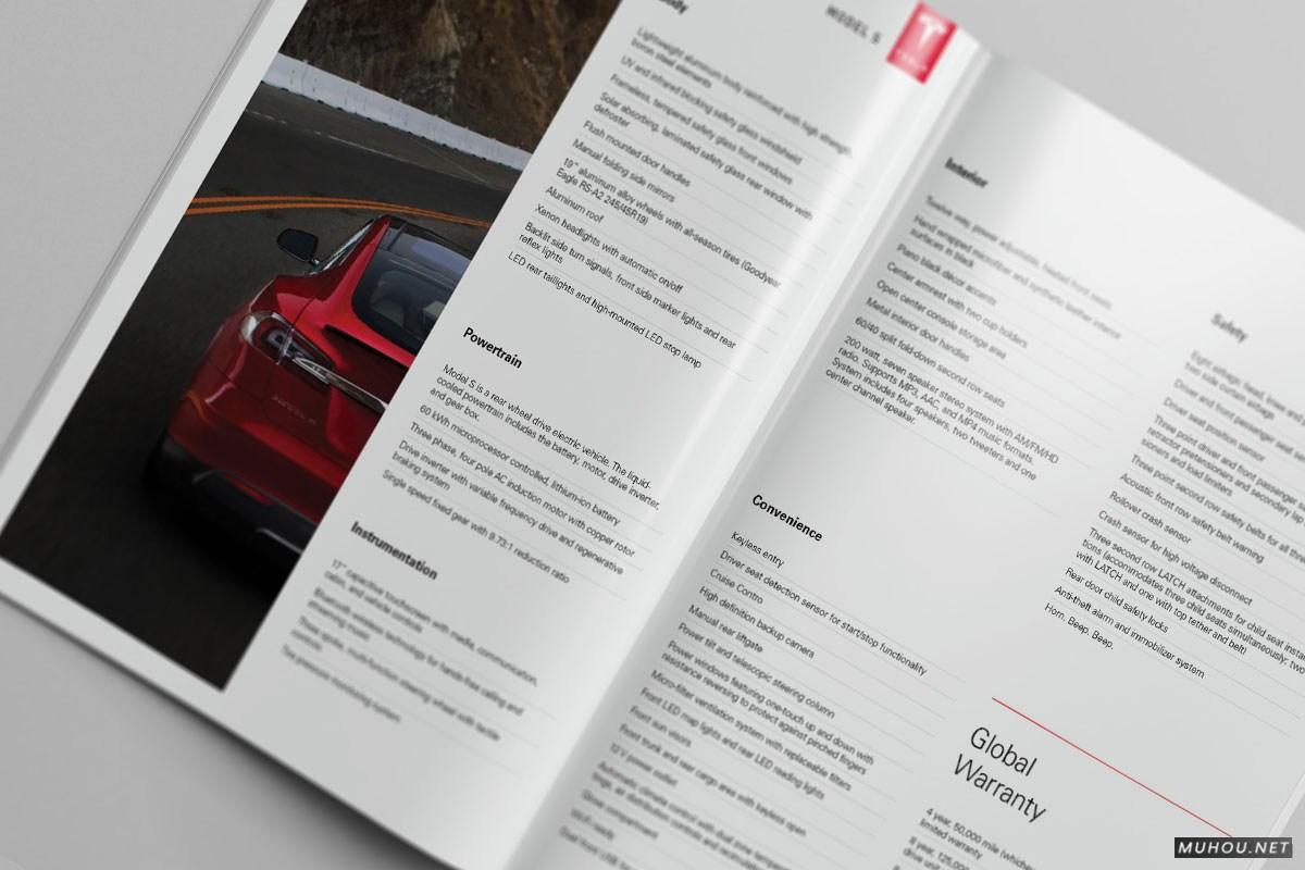 TESLA特斯拉汽车模型概念信息画册设计-Serge Mistyukevych [21P]