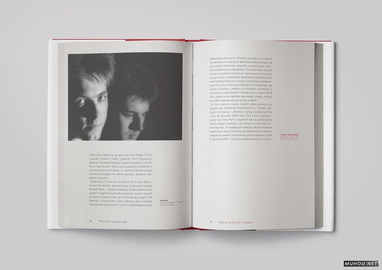 THE CURE治愈-红+白色书籍杂志设计-Przemek Bizoń
