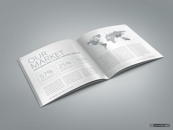 [89P]BRAXAS大气极简鲜明色彩企业画册设计 1/4