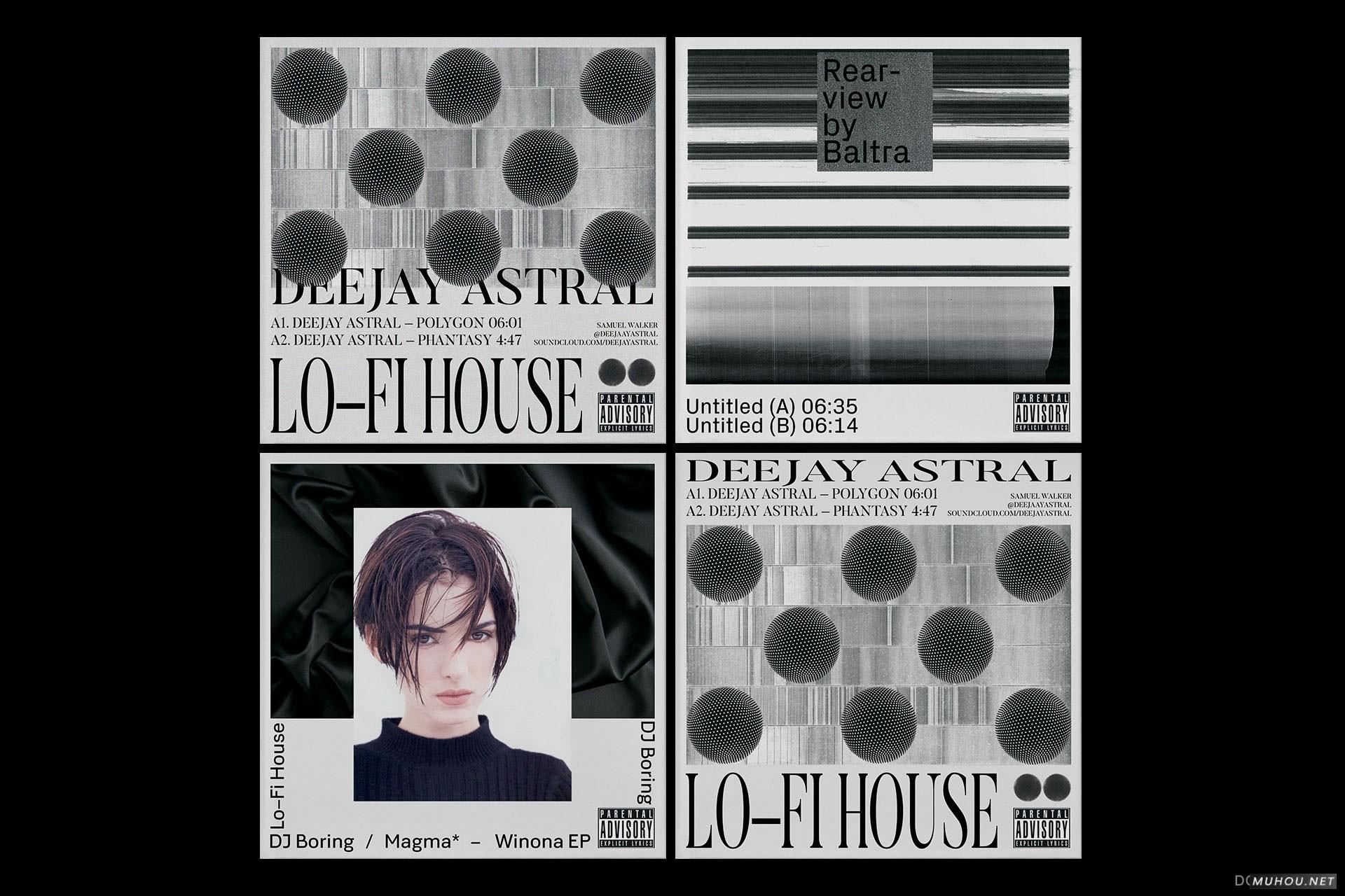 意大利Brando Corradini抽象艺术类书籍画册与海报设计 [34P]