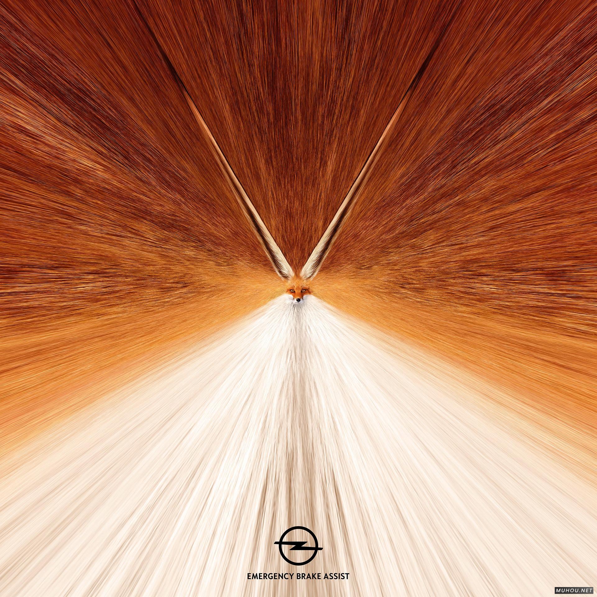 Opel-欧宝紧急刹车协助系统创意广告设计 [6P]