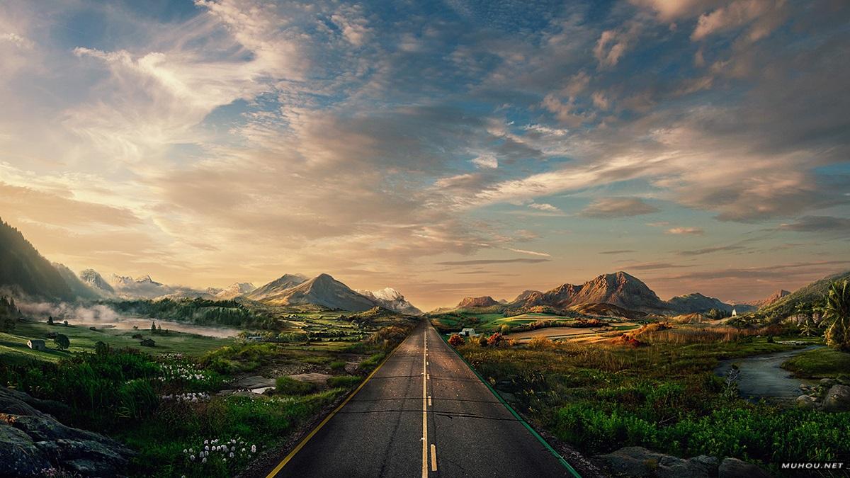 ESPN一条路的20个风景合成 [23P]