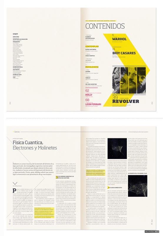 简约版式画册设计-contenidos [5P]