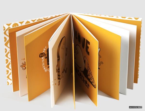 酷食品橙色画册设计 [10P]