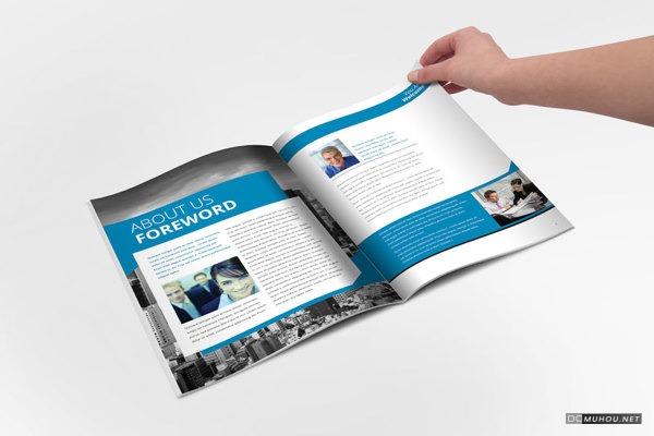 [89P]BRAXAS大气极简鲜明色彩企业画册设计 1/4