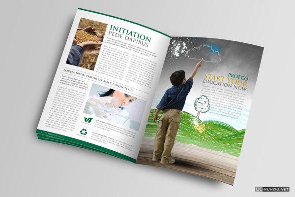 [89P]BRAXAS大气极简鲜明色彩企业画册设计 1/4