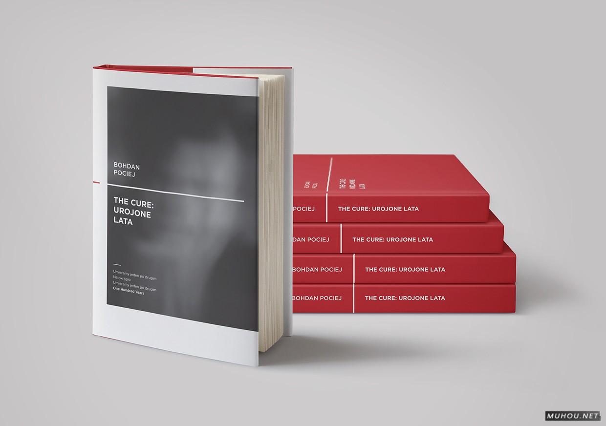 THE CURE治愈-红+白色书籍杂志设计-Przemek Bizoń