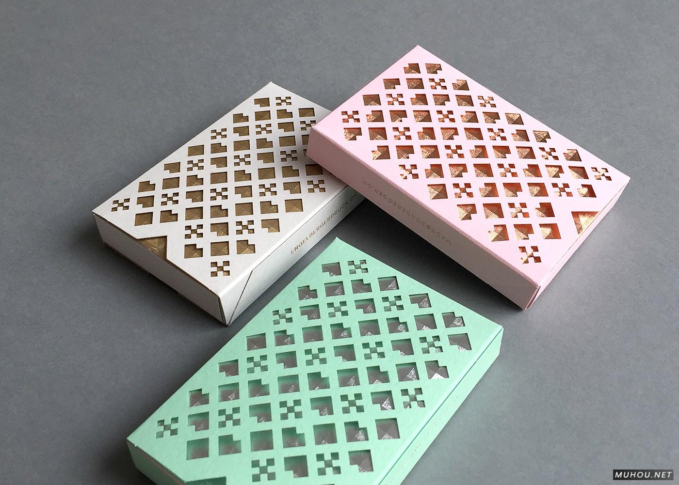 网格镂空印刷工艺海报书籍促销款邀请函扑克牌设计 [43P]