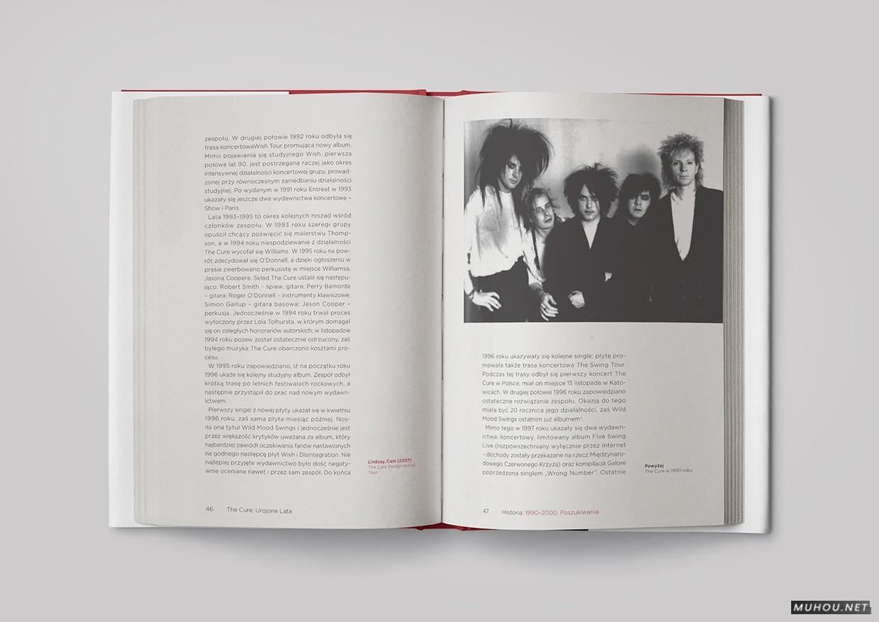THE CURE治愈-红+白色书籍杂志设计-Przemek Bizoń