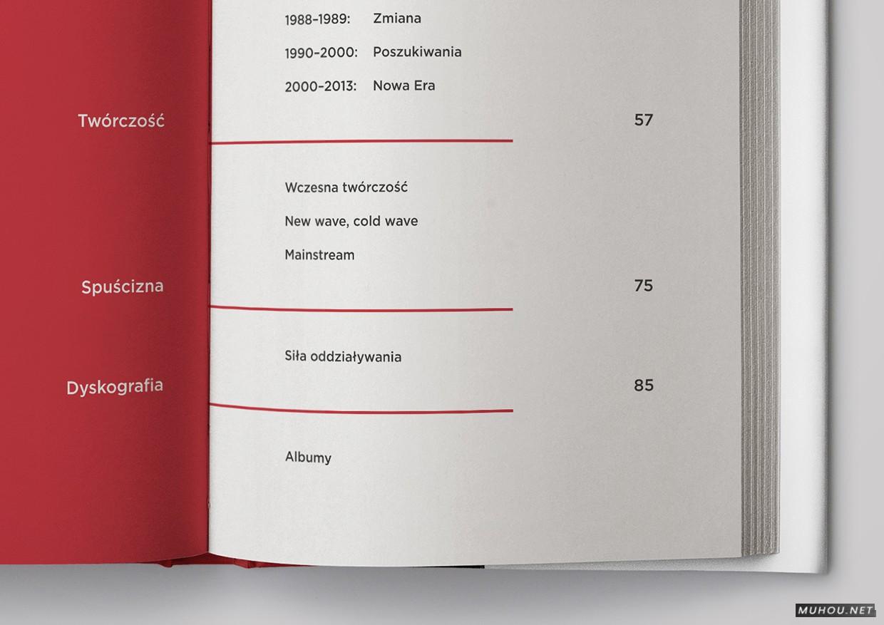 THE CURE治愈-红+白色书籍杂志设计-Przemek Bizoń