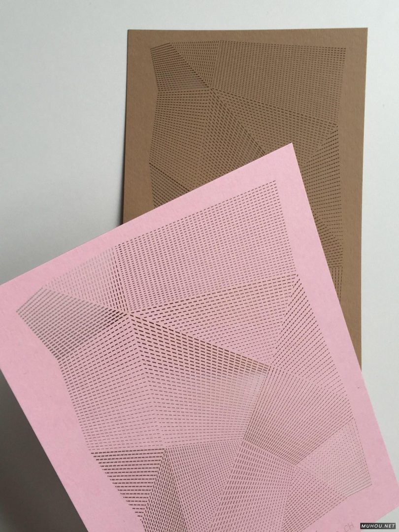 网格镂空印刷工艺海报书籍促销款邀请函扑克牌设计 [43P]