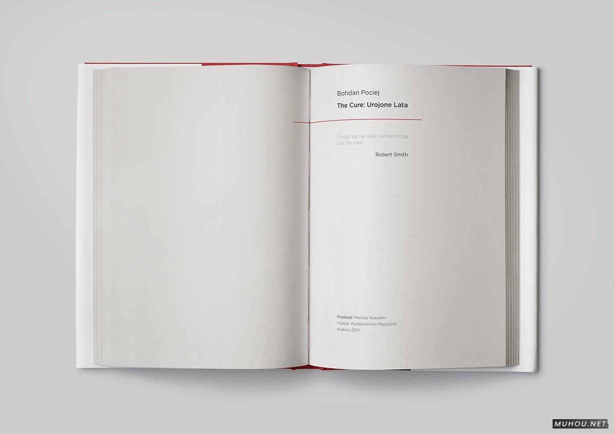 THE CURE治愈-红+白色书籍杂志设计-Przemek Bizoń