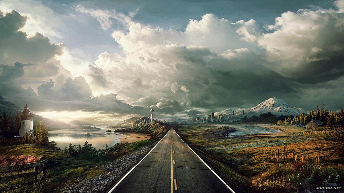 ESPN一条路的20个风景合成 [23P]