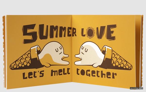 酷食品橙色画册设计 [10P]