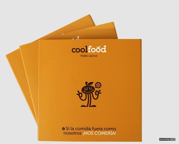 酷食品橙色画册设计 [10P]
