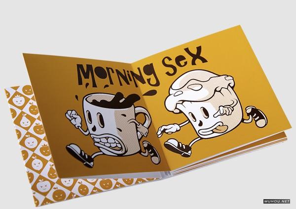 酷食品橙色画册设计 [10P]