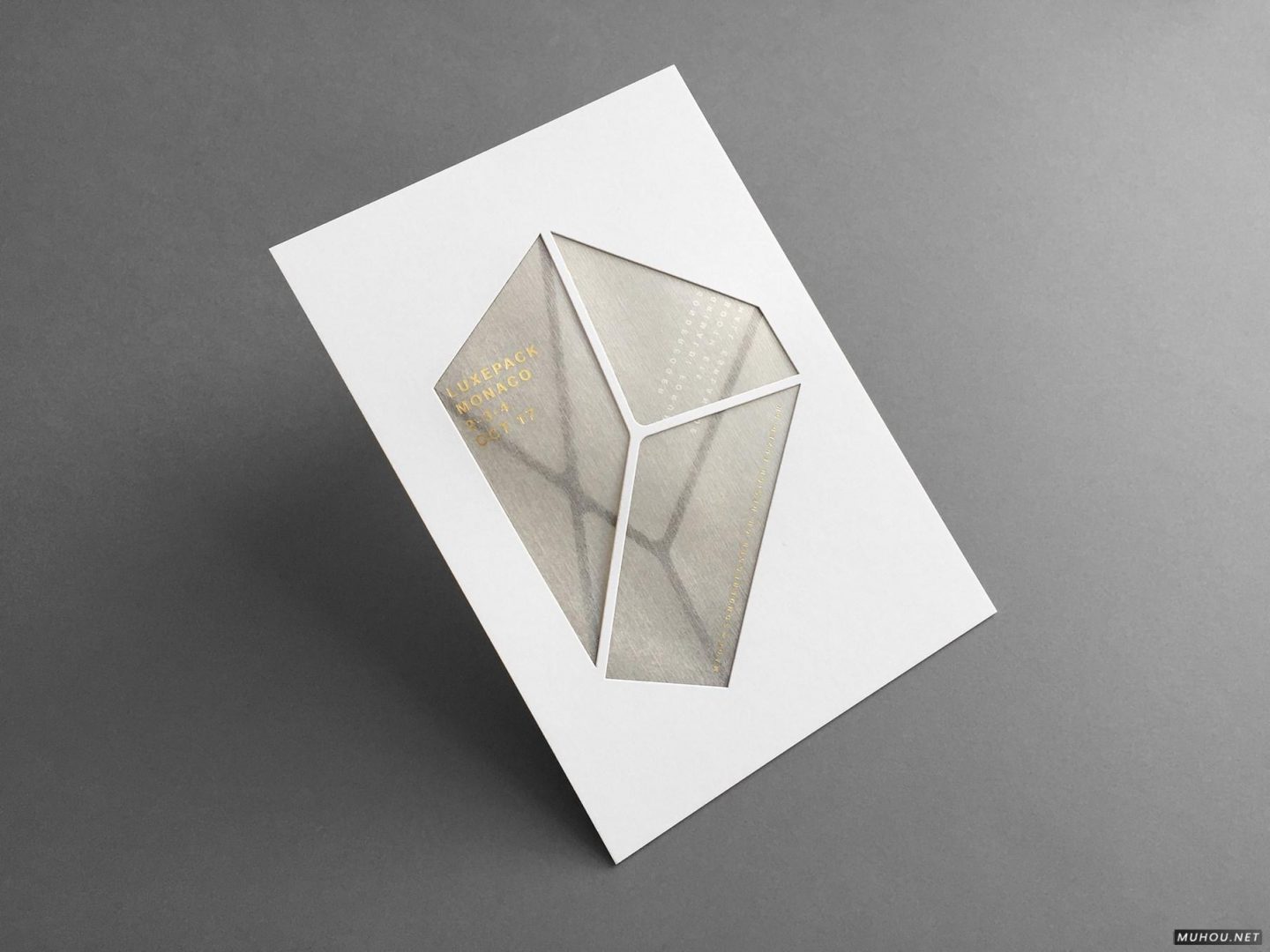 网格镂空印刷工艺海报书籍促销款邀请函扑克牌设计 [43P]